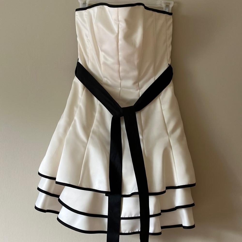 Strapless cocktail dress